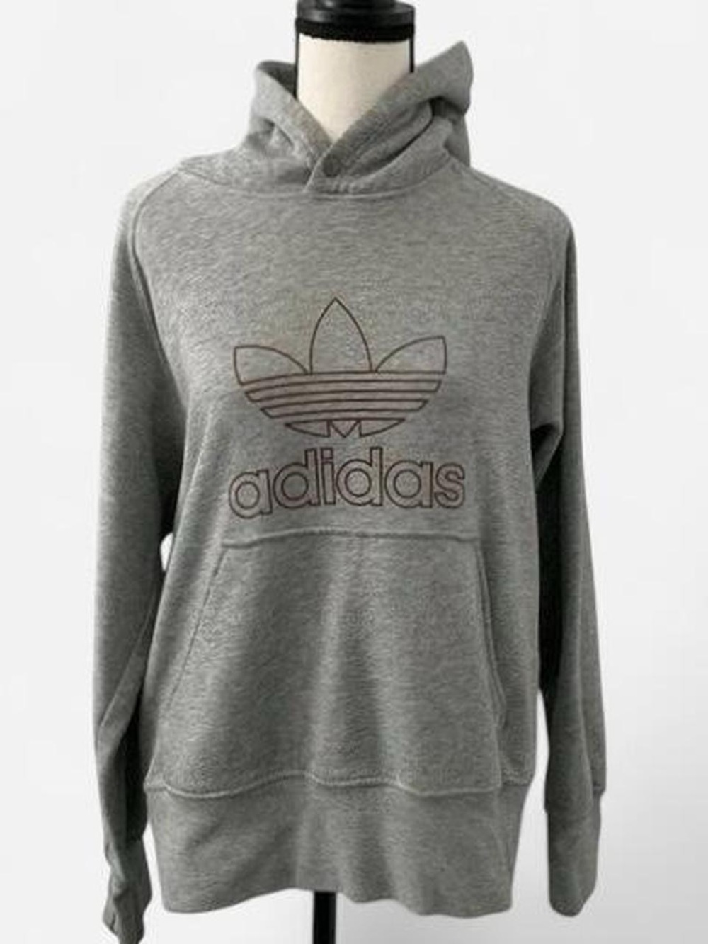 vintage grey adidas hoodie